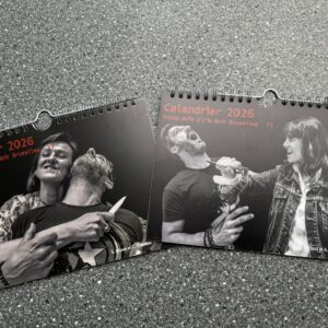 Calendrier 2026. Douze mois d'Iris Noir Bruxelles V1+V2